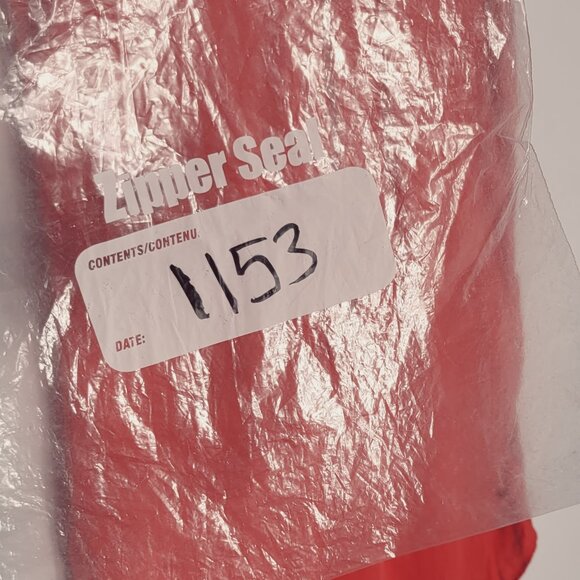 NAF NAF Women's Red Relaxed Fit Zipper V-neck Cap Sleeve Casual Blouse Size 36 - Picture 11 of 11